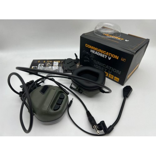 "COMMUNICATION HEADSET V" Активные тактические наушники для стрельбы в Таганроге